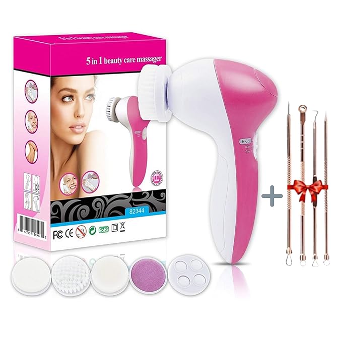 5 in 1 Portable Electric Facial Massager For All Skin