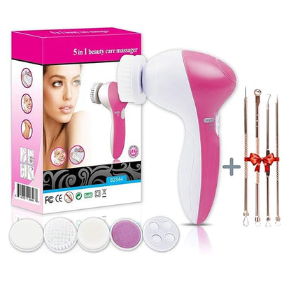 5 in 1 Portable Electric Facial Massager For All Skin