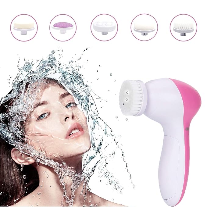 5 in 1 Portable Electric Facial Massager For All Skin