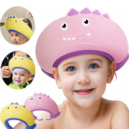 Soft Adjustable Bathing Protection Bath Cap for Toddlers, Baby, Kids, Children