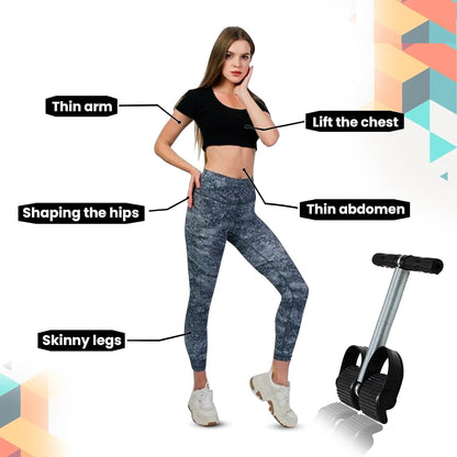 Single Spring Tummy Trimmer Abs Exerciser