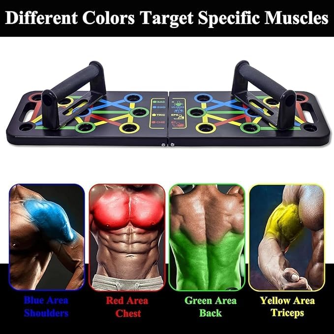 15 In 1 Pushup Board: Gym Equipment for Home Workout,
