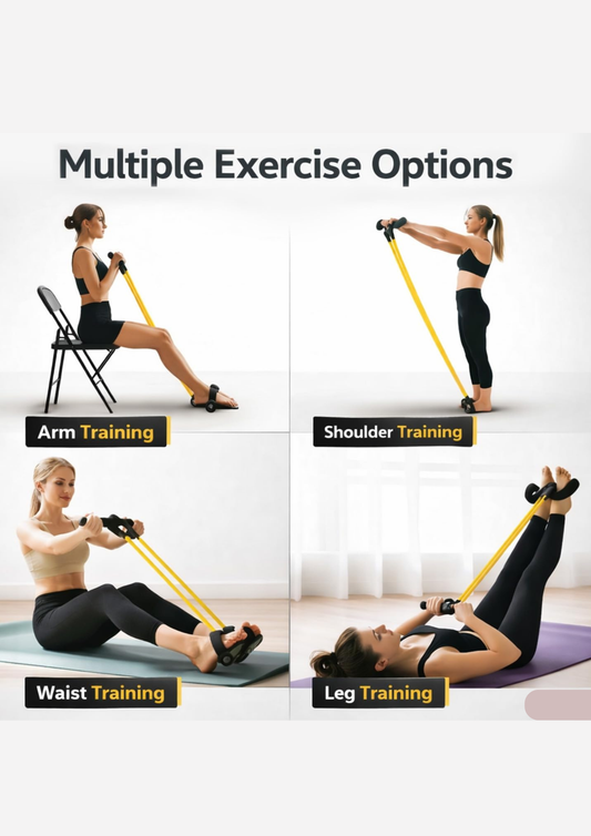 8 tube Multifunction Pedal Resistance Band Trainer