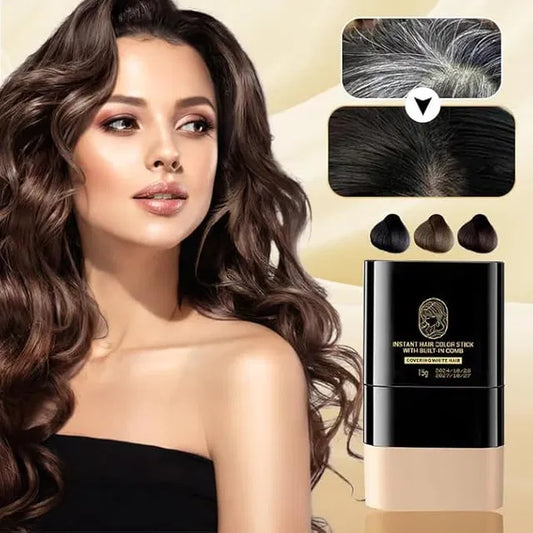 Instant Gray Hair Dye, 2-in-1 Touch-Up Comb