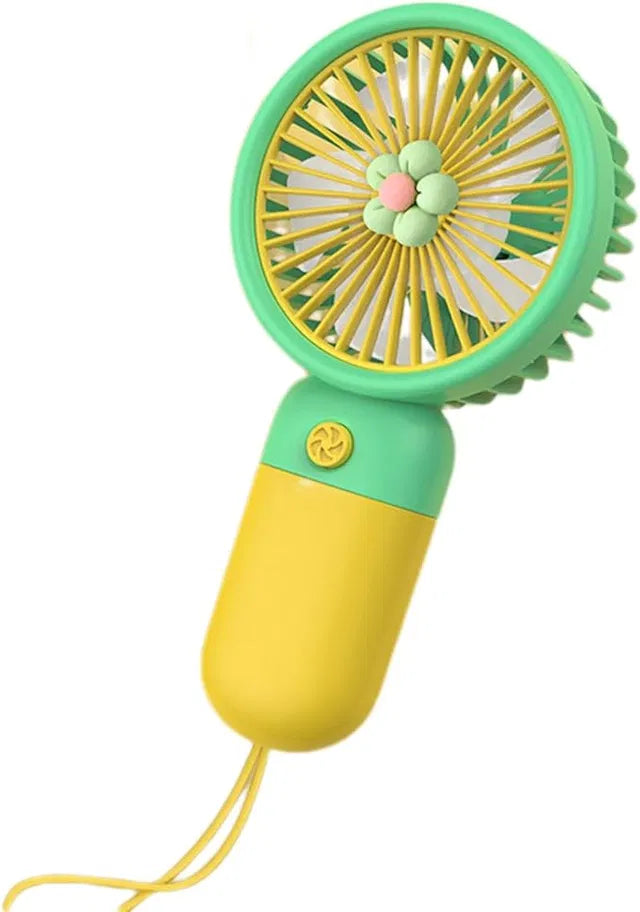 Ultra Quiet Little Flower Handheld Fan | Battery Operated