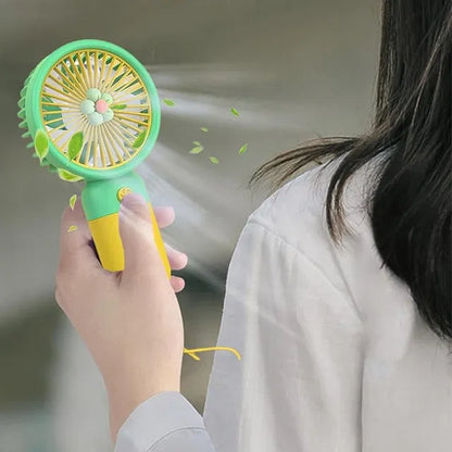 Ultra Quiet Little Flower Handheld Fan | Battery Operated