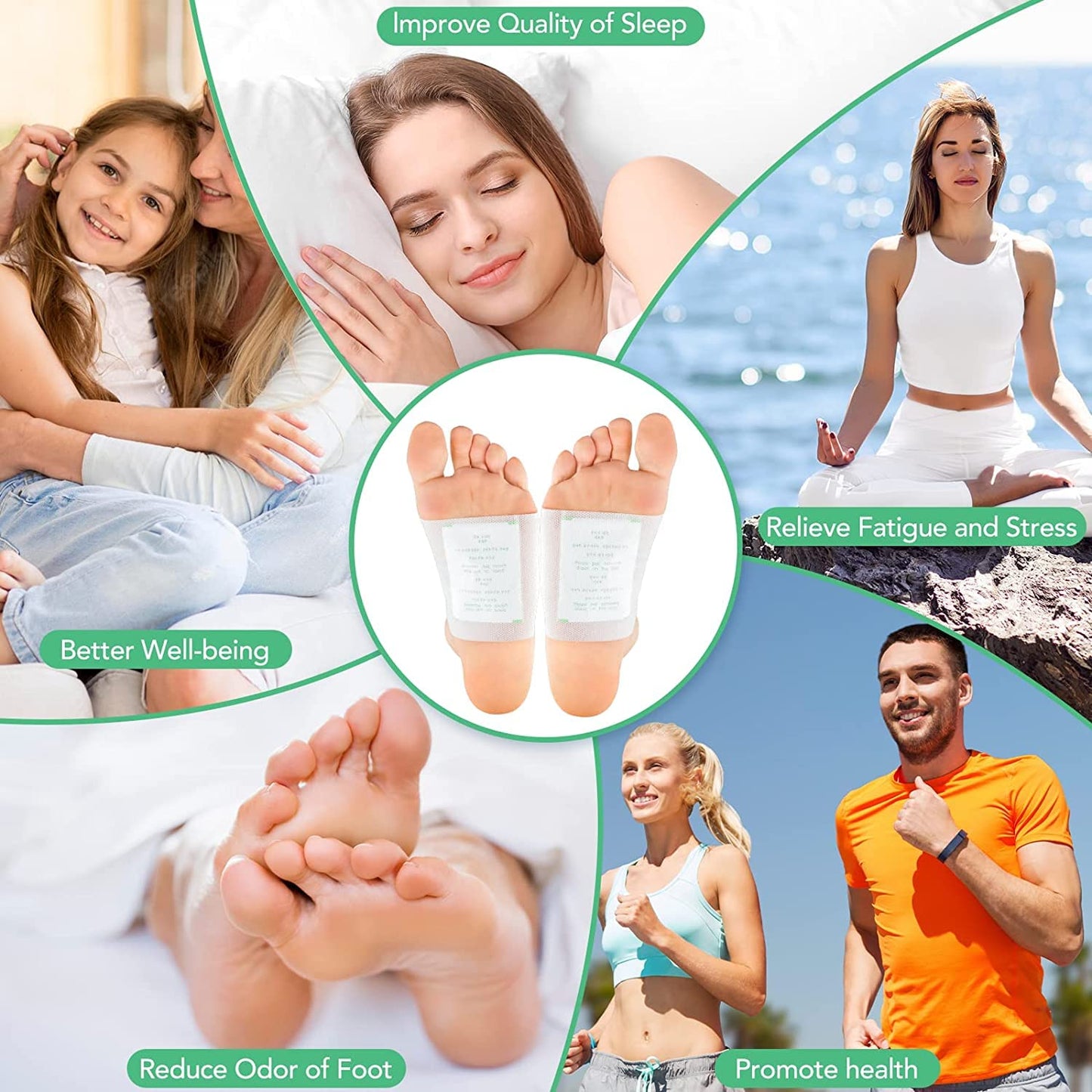 Detox Foot Patches (Pack of 10 pcs)