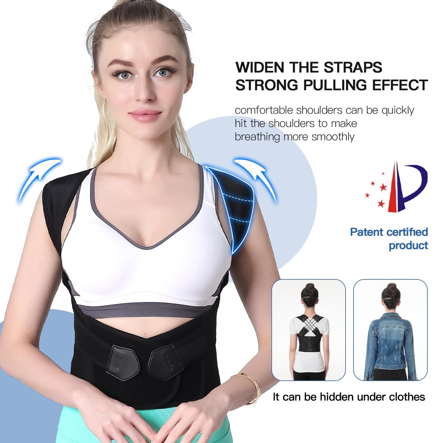 Posture Corrector Shoulder Belt For Men & Women
